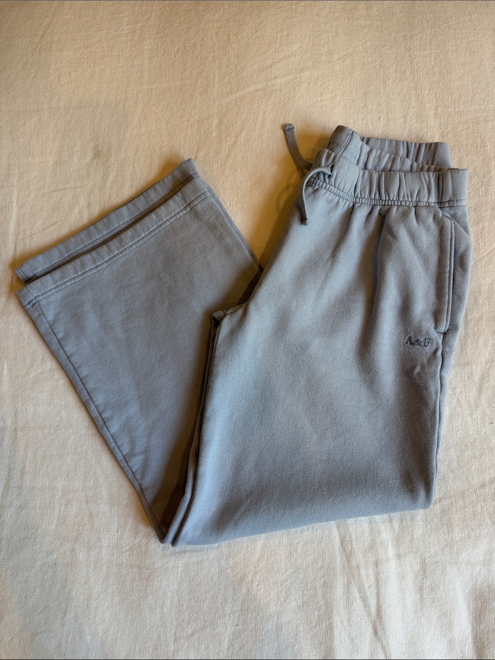 abercrombie kids Light Gray Pull-On Joggers
